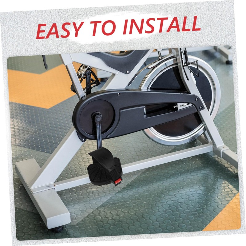 Outanaya 1 Pair Adjustable Slip Exercise Bike Pedals for Indoor