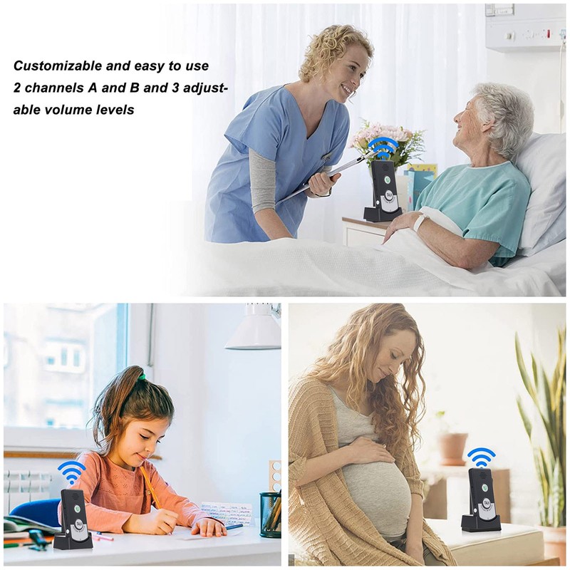 2 Way Voice Intercom IP54 Waterproof Wireless Intercom Doorbells System