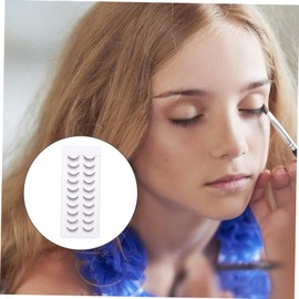 Ipetboom 10pairs Chemical Fiber Eyelashes for Natural Makeup Look Comfortable Lightweight False Lashes for Stunning Eyes Easy to Trim and Apply for Daily Wear