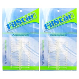 PRO FILSTAR Pack of 48 Carp Fishing Hair Riggs - Carp Hook Rig with Boilie Stopper - Carp Hook Hair Rigs - Fishing Hook Boillies Stopper - Use Bait Needle - Method Feeder Accessories (18 mm)