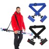 QKURT 2PCS Ski Carrier Straps, Adjustable Ski Shoulder Straps Binding