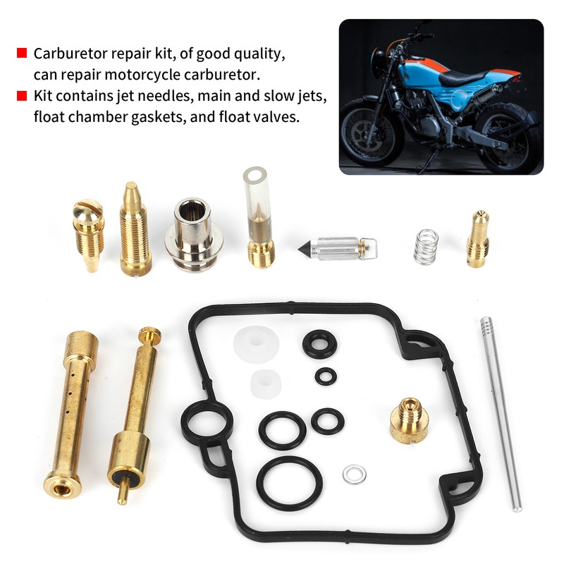 Motorcycle Carburetor Repair Kit Carb Rebuild Accessory Fit for Suzuki