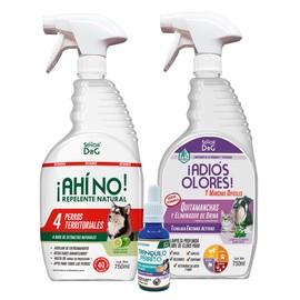 Señor Dog® ¡Ahí No! Nivel 4 Interiores. Kit para Perros Territoriales. Top Dog Kit Repelente Natural de Perros