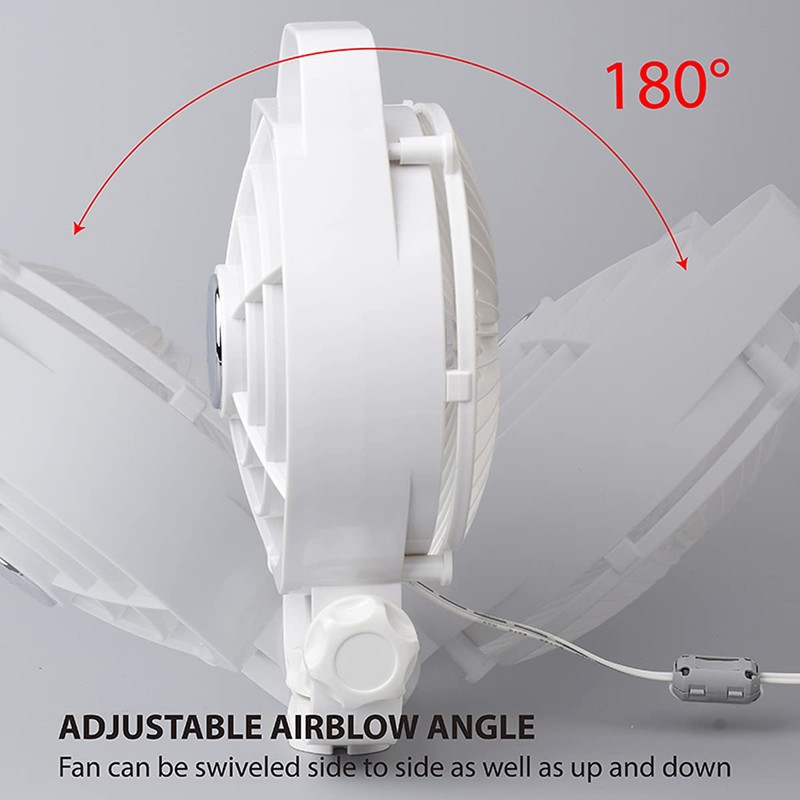 TN TONNY DC 12V Marine Fan, Quiet 6 Inch Cabin