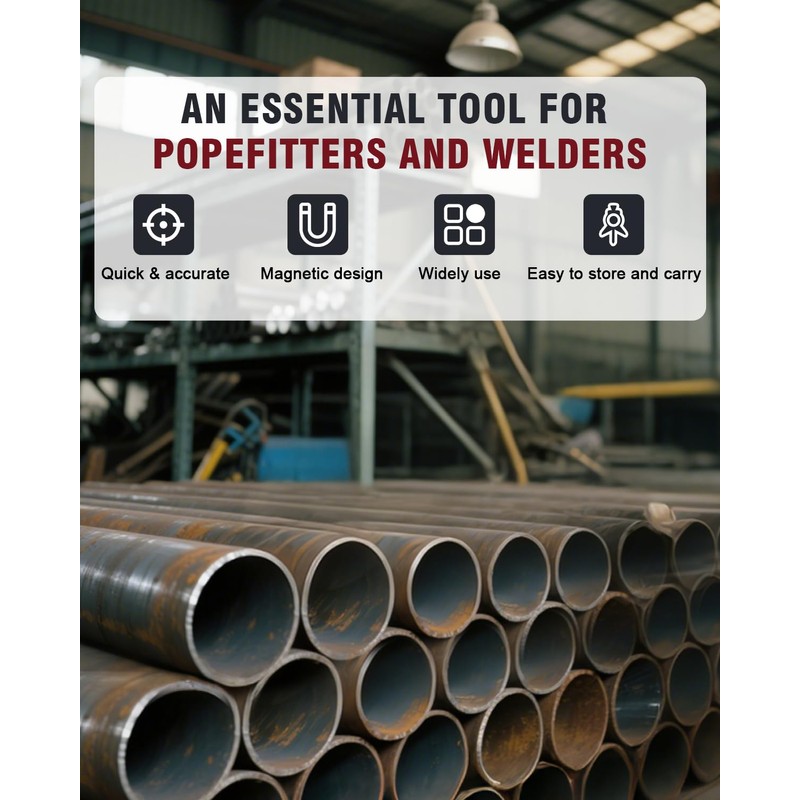 BAOSHISHAN Centring Aid for Pipes, Pipe Marking Tool for Measuring