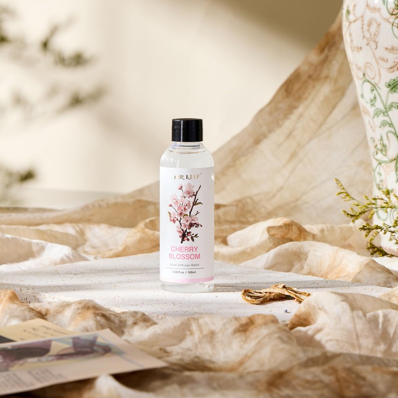 Airkeep Diffuser Oil Refill/Cherry Blossom/3.38oz（100ml/1 Pack/Scented Oil Refill for Diffuser