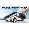 Versa Car Cover Waterproof All Weather with Silver Strip Design,