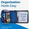 Case-it Mighty Zip Tab School Zipper Binder | 3-Inch O-Rings,