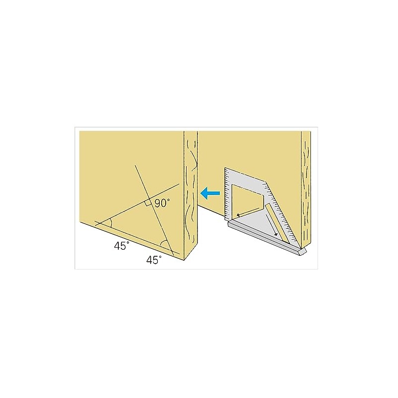 Shinwa 32740 Angle with Mitre 45° and 90° by FAMEX