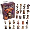 Day of the Dead Countdown Calendar 24 Skull Ornaments (B)