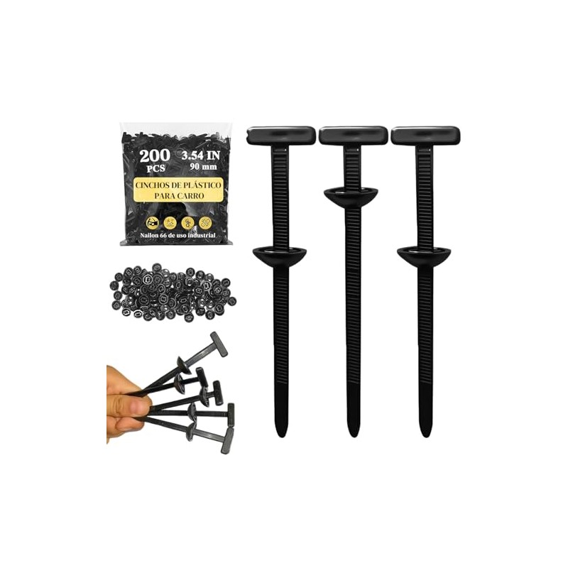MBVBN 200 Pcs Cinchos de Plastico,Cinchos de Nylon Autoblocantes para