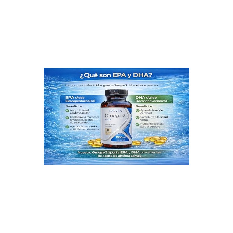 Biovea | Omega 3 de Anchoa Salvaje 1000 Mg |