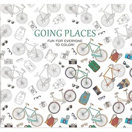 Leisure Arts Going Places Coloring Book