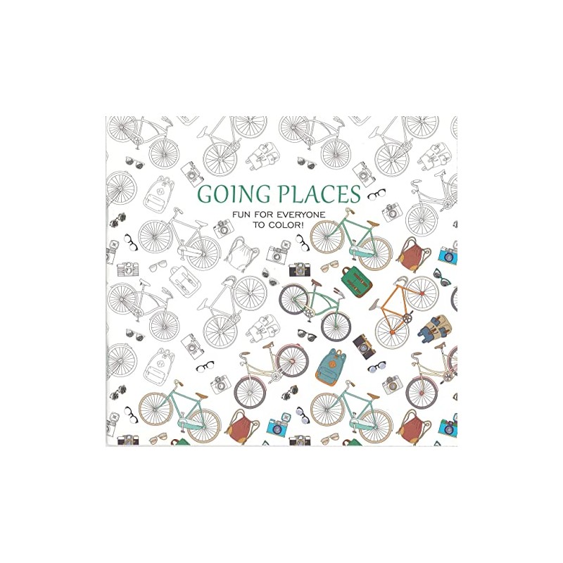 Leisure Arts Going Places Coloring Book