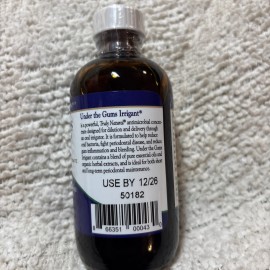 DENTAL HERB COMPANY - UNDER THE GUMS IRRIGANT 4 OZ Concentrate for Oral Cleaning