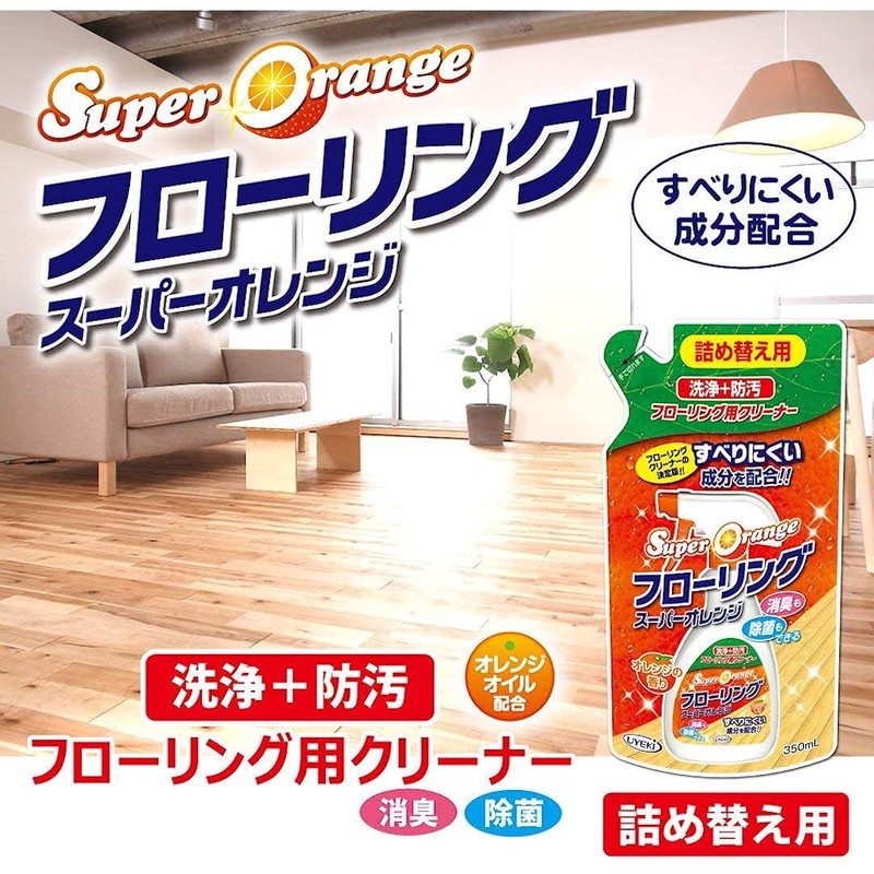 Super Orange Flooring Wash + Stain Resistant Refill, 11.8 fl