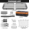 QEDDI Hitch Cargo Carrier Basket 53" X 19" with Waterproof