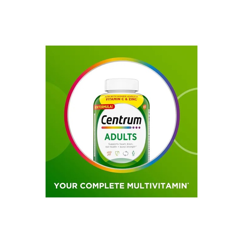 Centrum Multivitamínico Adultos Zinc 200u Omg