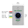 GAGALOR IR Infrared No Touch Exit Button Door Switch NO&NC