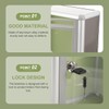 STOBOK Clear Acrylic Suggestion Box with Slot and Lock, Transparent