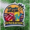 1980's Part of The MTV Generation Christmas Ornament