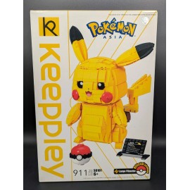 Keeppley Oman Keeppley Pokémon Building Blocks  Large Pikachu (911 Pc) New in Sealed Box