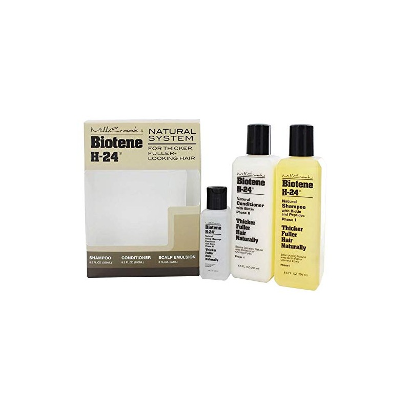 Pack of 1 x Mill Creek Biotene H-24 Tri-Pack Shampoo