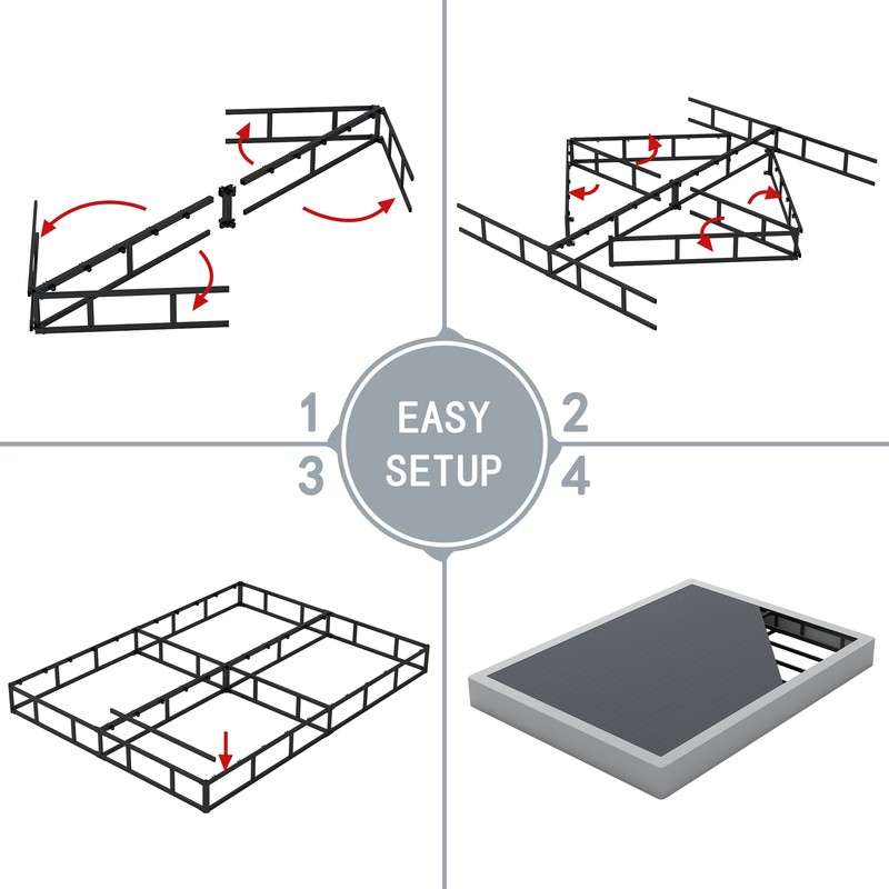 HOBINCHE King Box Spring - 7 Inch High Profile Box