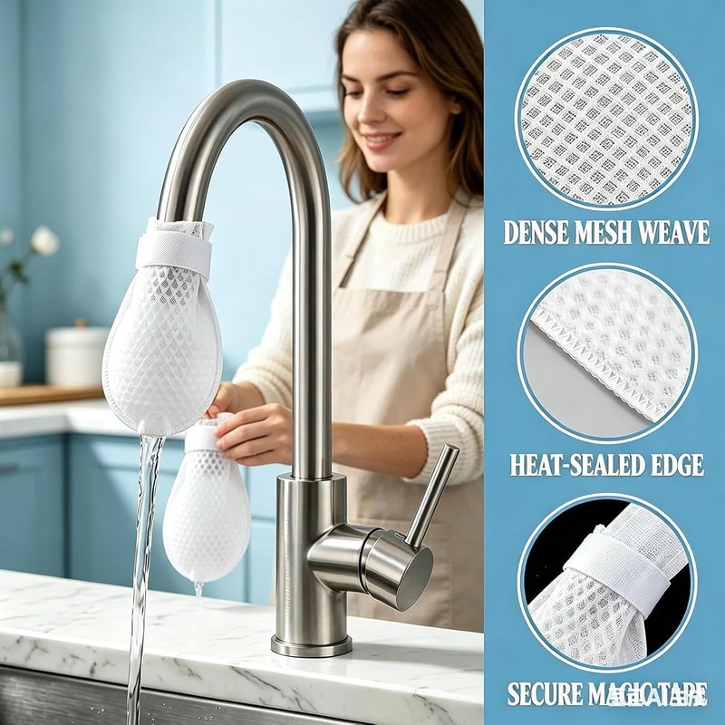 Tap Filter Cotton Sleeve – Faucet Mesh Protector, Sink Water