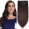 S-noilite Clip in Hair Extensions Human Hair for Women Thick
