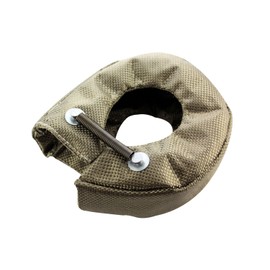 Xinhan Parts T25 T3 T4 T6 Titanium Fiber Turbo Heat Shield Inner stainless steel knitted wire mesh inner liner with 2 springs fastener (T25)