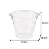 Endoshoji PAIBX01 Commercial Ice Bucket in Clear Acrylic