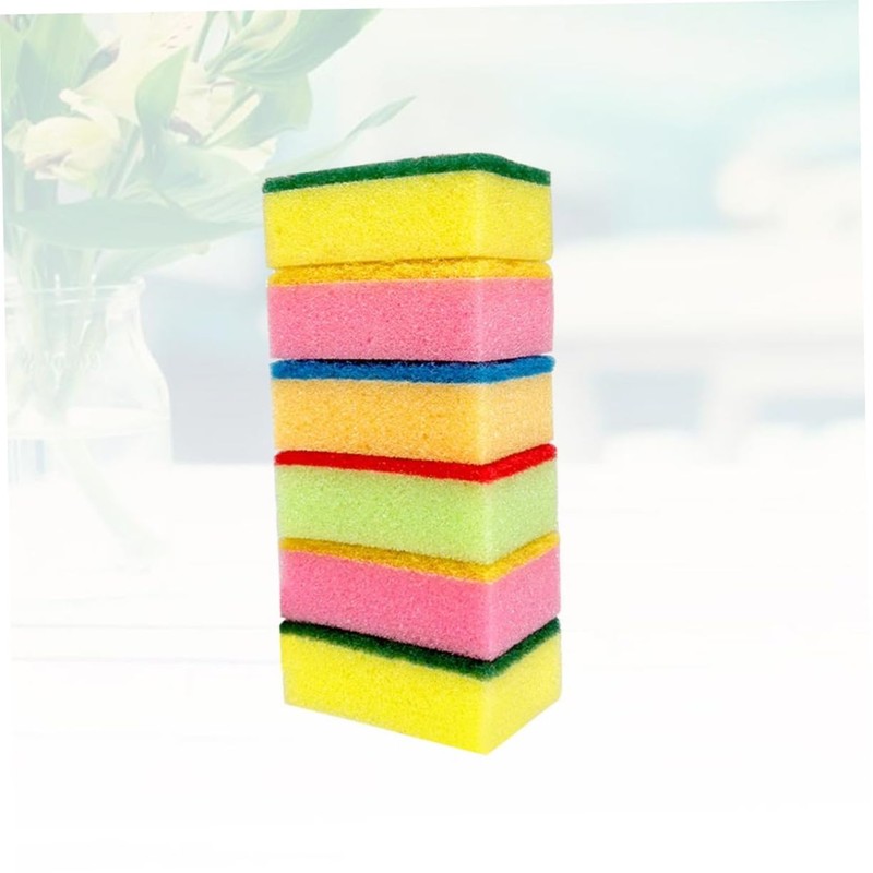 Mobestech 10 Pack Kitchen Cleaning Sponges Non-Skid Dish Sponge Eraser