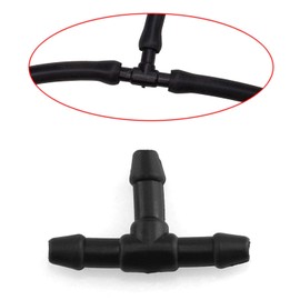 MACHSWON (I-Type, T-Type,Y-Type) Windshield Wiper Hose Connectors Windscreen Washer Tube Connector Adapter 24PCS Black