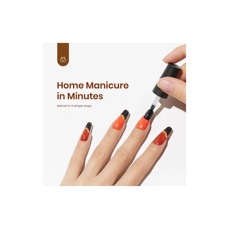 Set De Esmaltes En Gel Coleccion De Boda Otoño Hallowen
