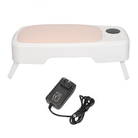 Nail Arm Rest UV LED Lamp Folding PU Padded Hand Pillow 24pcs Light Chips UV Gel Nail Dyer 100‑240V US Plug