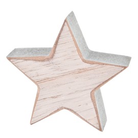 Dadeldo Living & Lifestyle Stars Set of 8 Decorative Wooden Objects 7 x 7 x 2 cm Christmas Xmas (Mint)