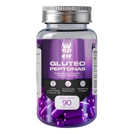 Glúteo Peptonas Kiv Naturales Crecimieto Muscular 90 Cáps