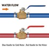 SUNGATOR 2-Pack Pex Ball Valve 3/4 Inch, Water Shut Off