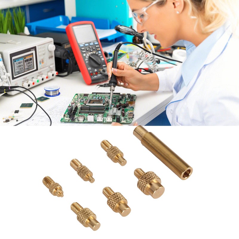 936 Universal Soldering Iron Tips for 3D Printer, Brass Heat