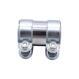 Exhaust Clamp Pipe Connector Double Clamp Exhaust Pipe Terminal Ø 55 mm x95 mm 1K0253141M