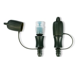 JMTEEA Hydration Bladder Bite Valve Replacement Mouthpiece Fit for Any Water Backpack and Most Brands, with Manual Switch Valve (2 Pack 90 Degree Black)