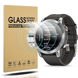 Suoman 4-Pack for Garmin Epix Gen 2 Tempered Glass Screen Protector,Smart watch 2.5D 9H Hardness Ultra-thin Tempered Glass for Garmin Epix Gen 2 Screen Protector
