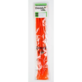 DreadLab - Synthetic Dreadlocks Crochet Extensions Pack of 10 Single Ended (Orange)