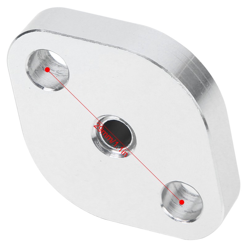 Turbo Oil Water Drain Return Flange Adapter Kit Aluminium Alloy