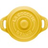 STAUB Stoneware Ceramic 3-pc Mini Round Cocotte Set-Citron