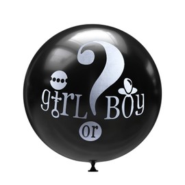 Gender Reveal Balloons, Confetti Balloons (5 Types/1 Piece or 2 Piece Set) Gender Reveal Balloons, Surprise, Confetti, T's Factory, Type C (1 Piece))