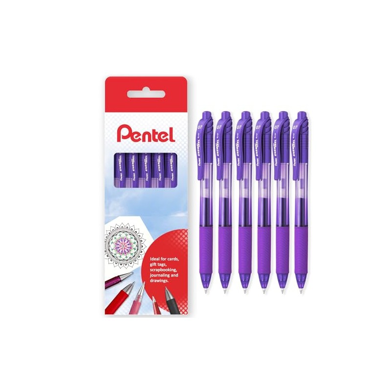 Pentel Energel X BL107 Retractable Gel Rollerball Pens - 0.7mm