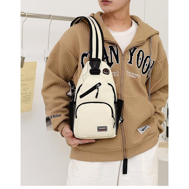 Brymthy Sling Backpacks Chest Shoulder Crossbody Purse Surper Light Handbag