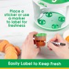 Baby Food Storage Containers w Write What You Want Lids